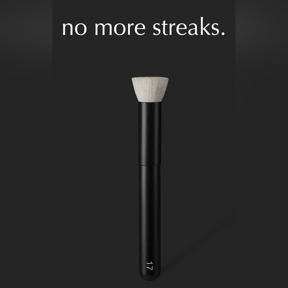 Rephr flat top fude face brush #17, natural goat hair